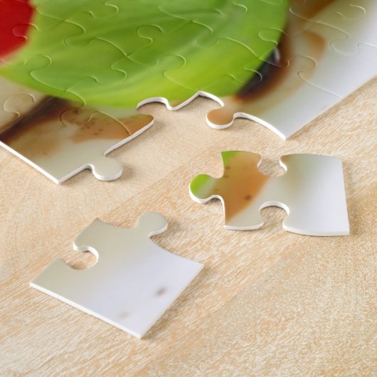 Caprese Salad. Segmenten voor tomaten en Mozzarell Legpuzzel (Zijkant)