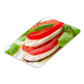 Caprese Salad. Segmenten voor tomaten en Mozzarell Magneet (Linkerzijde)