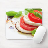 Caprese Salad. Segmenten voor tomaten en Mozzarell Muismat (Met muis)