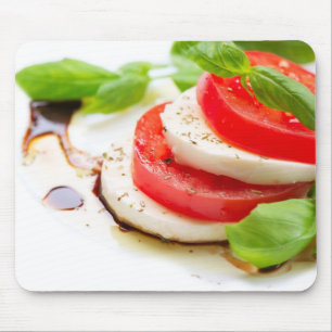 Caprese Salad. Segmenten voor tomaten en Mozzarell Muismat