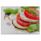 Caprese Salad. Segmenten voor tomaten en Mozzarell Snijplank (Voorkant)