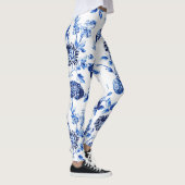 Capri Blue Floral Toile Leggings (Rechts)