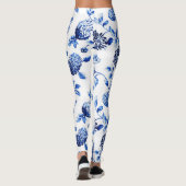Capri Blue Floral Toile Leggings (Achterkant)