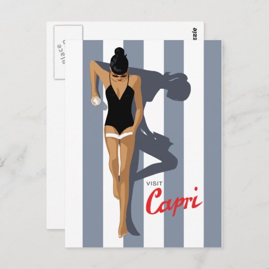 CAPRI BRIEFKAART (Voorkant / Achterkant)