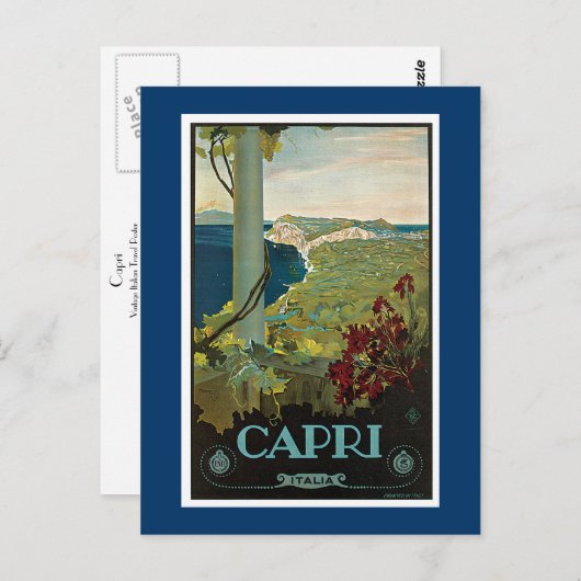 Capri Briefkaart (Voorkant / Achterkant)