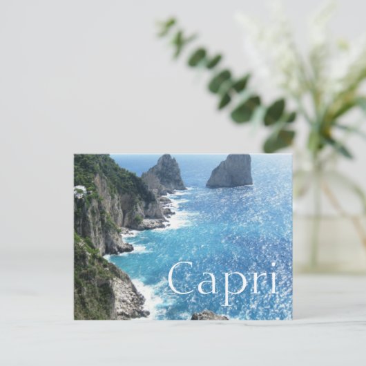 Capri Coast Briefkaart (Staand voorkant)