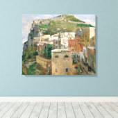 Capri (door Theodore Robinson) Canvas Afdruk (Insitu (Houten vloer))