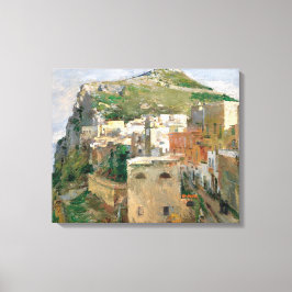 Capri (door Theodore Robinson) Canvas Afdruk