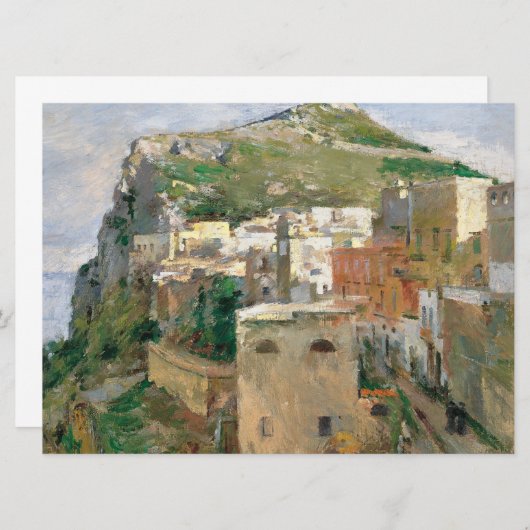 Capri (door Theodore Robinson) Kaart (Voorkant / Achterkant)