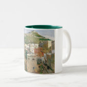 Capri (door Theodore Robinson) Tweekleurige Koffiemok (Voorkant rechts)