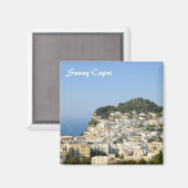Capri eiland in Italië Magneet (Voorkant / Achterkant)