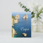 Capri eiland reis briefkaart (Staand voorkant)