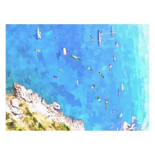 Capri-eilanden Tafelkleed (Voorkant (Horizontaal))