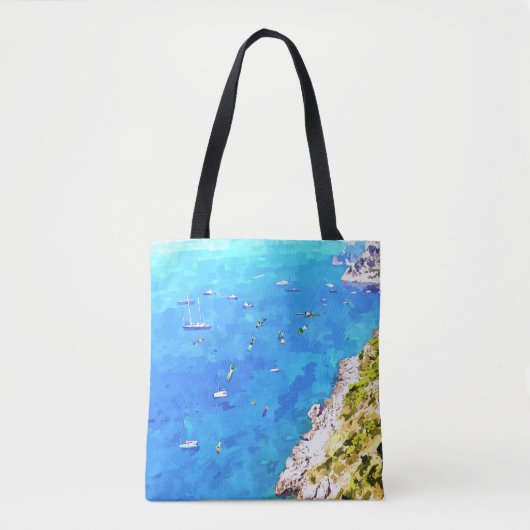 Capri-eilanden Tote Bag (Voorkant)