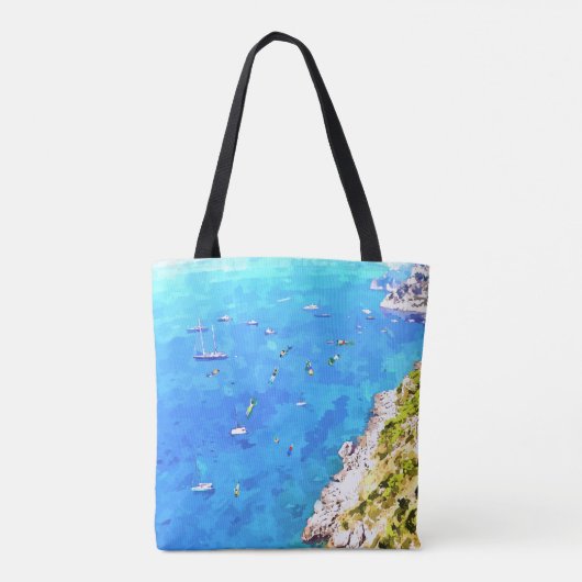 Capri-eilanden Tote Bag (Achterkant)