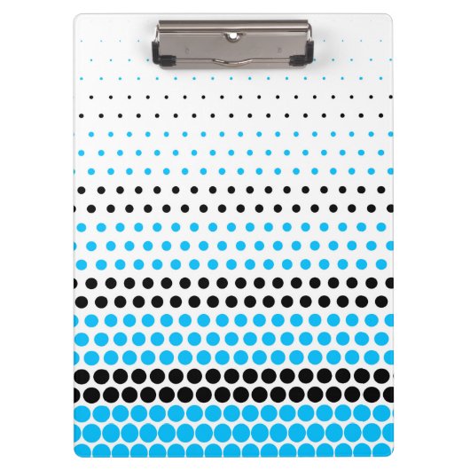 Capri en Black Polka Dot Klembord (Voorkant)