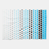 Capri en Black Polka Dot Theedoek (Horizontaal)