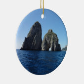 Capri Faraglion Rocks Italië Keramisch Ornament (Rechts)