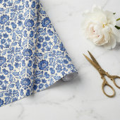 Capri  flair: Blauw & Wit Italiaanse kunst Cadeaupapier