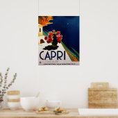  Capri French Travel Poster (Keuken)