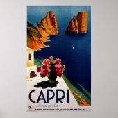  Capri French Travel Poster (Voorkant)