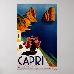  Capri French Travel Poster