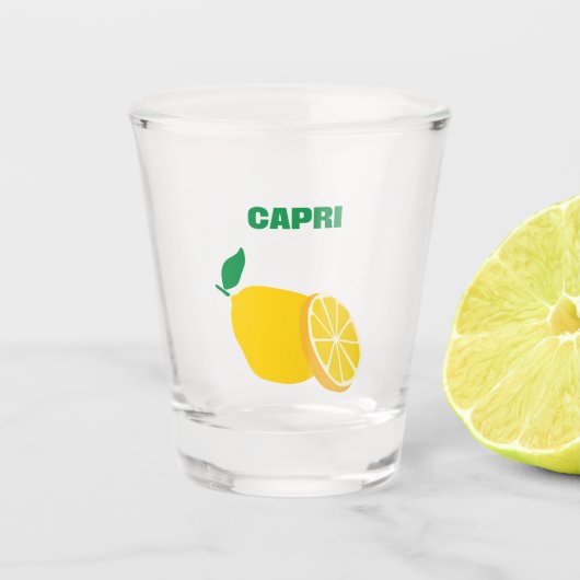 Capri Glass Shot Glas (Voorkant)