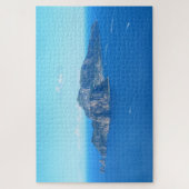 Capri Island, Italië omringd door het Italiaanse z Legpuzzel (Verticaal)