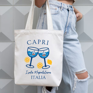 Capri Isola Napoletana – Kust Italië Zomer Tote Bag