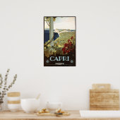 CAPRI ITALIA Travel Advertisement  Italiaans Poster (Keuken)
