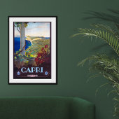 Capri Italiaanse reisposter Poster