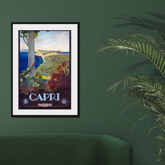 Capri  Italiaanse reisposter Poster