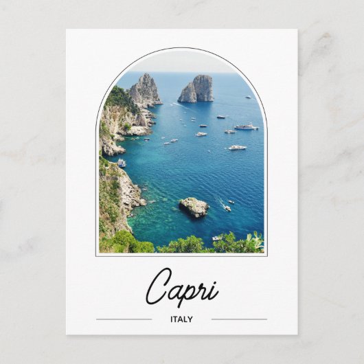 Capri Italië Ansichtkaart Briefkaart (Voorkant)