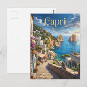 Capri Italië Briefkaart (Voorkant / Achterkant)