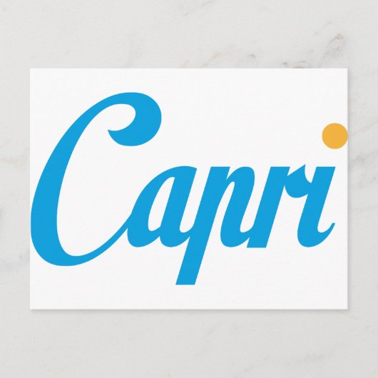 CAPRI Italië Briefkaart (Voorkant)