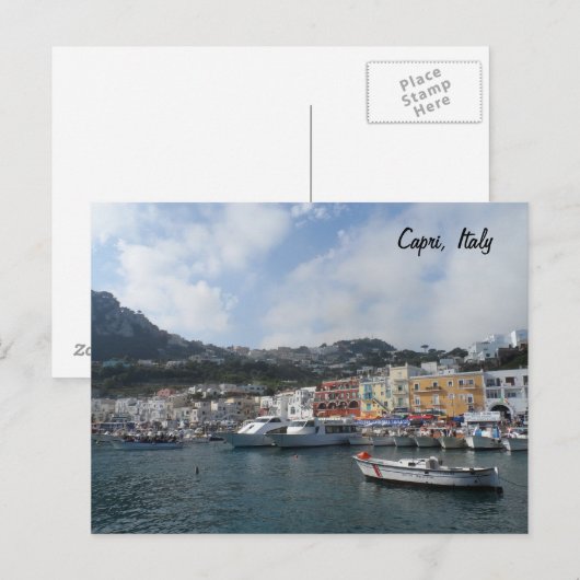 Capri, Italië Briefkaart (Voorkant / Achterkant)