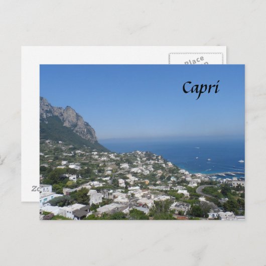 Capri, Italië Briefkaart (Voorkant / Achterkant)