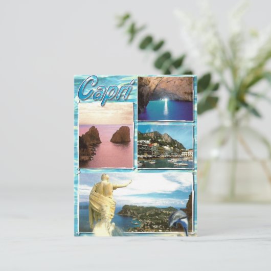 Capri, Italië Briefkaart (Staand voorkant)