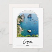 Capri Italië Briefkaart (Voorkant / Achterkant)