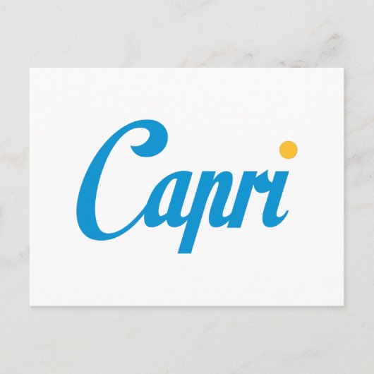 CAPRI Italië Briefkaart (Voorkant)