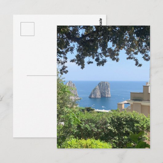 Capri Italië Briefkaart (Voorkant / Achterkant)