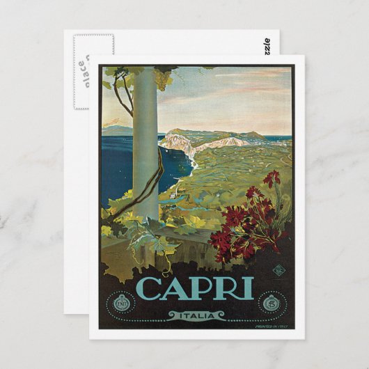 Capri Italië  Briefkaart (Voorkant / Achterkant)