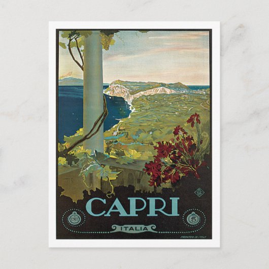 Capri Italië  Briefkaart (Voorkant)