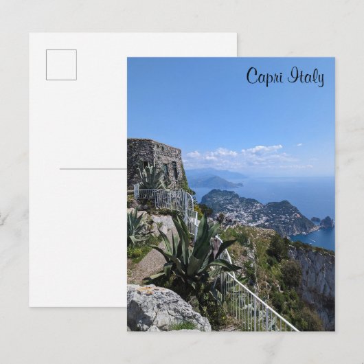 Capri Italië Briefkaart (Voorkant / Achterkant)