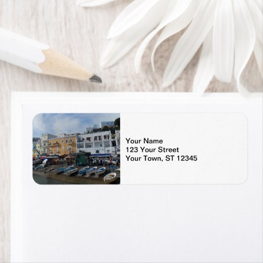 Capri, Italië Etiket (Insitu)