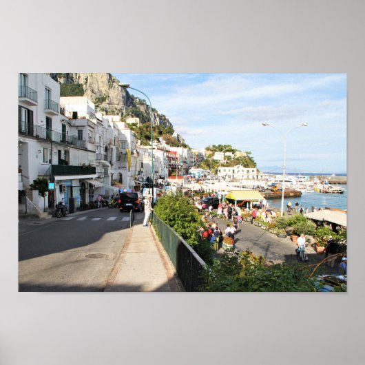 Capri, Italië, fotografie, kunst Poster (Voorkant)