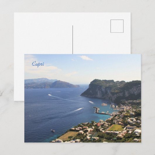 Capri, Italië, Fotografie, Postkaart (Voorkant / Achterkant)
