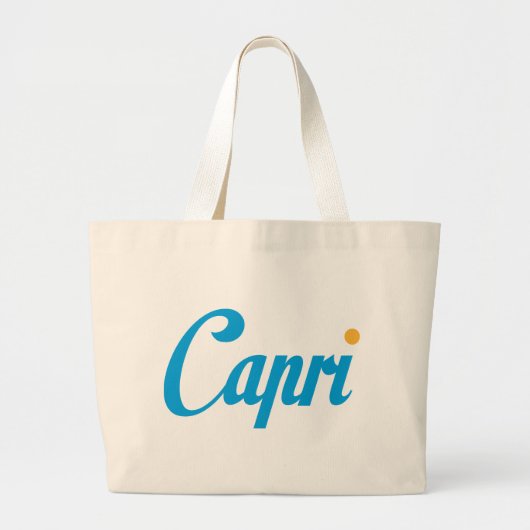 CAPRI Italië Grote Tote Bag (Voorkant)