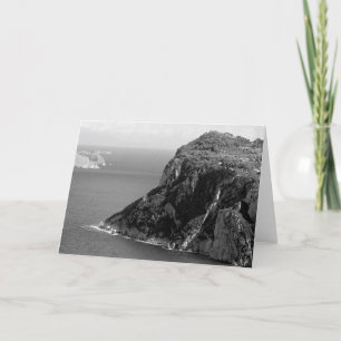 Capri, Italië in Zwart & Wit Kaart