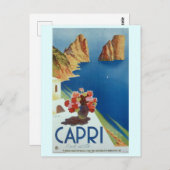 Capri Italië —  Italiaans reizen Briefkaart (Voorkant / Achterkant)